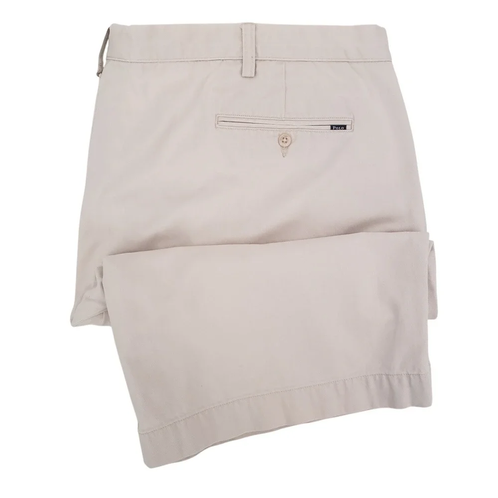Polo Ralph Lauren Chino Shorts Mens 50 Big Tan Classic Fit Cotton Twill FITS 49
